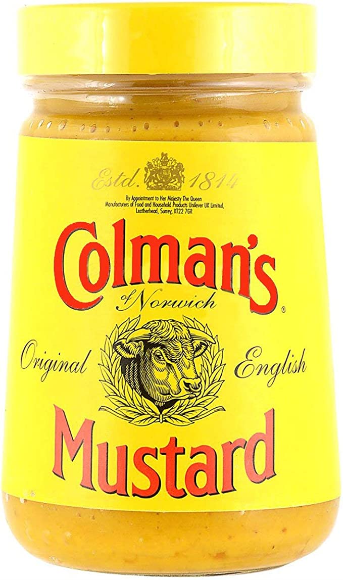 Colman's Original English Mustard Sauce Pack of 4x170g