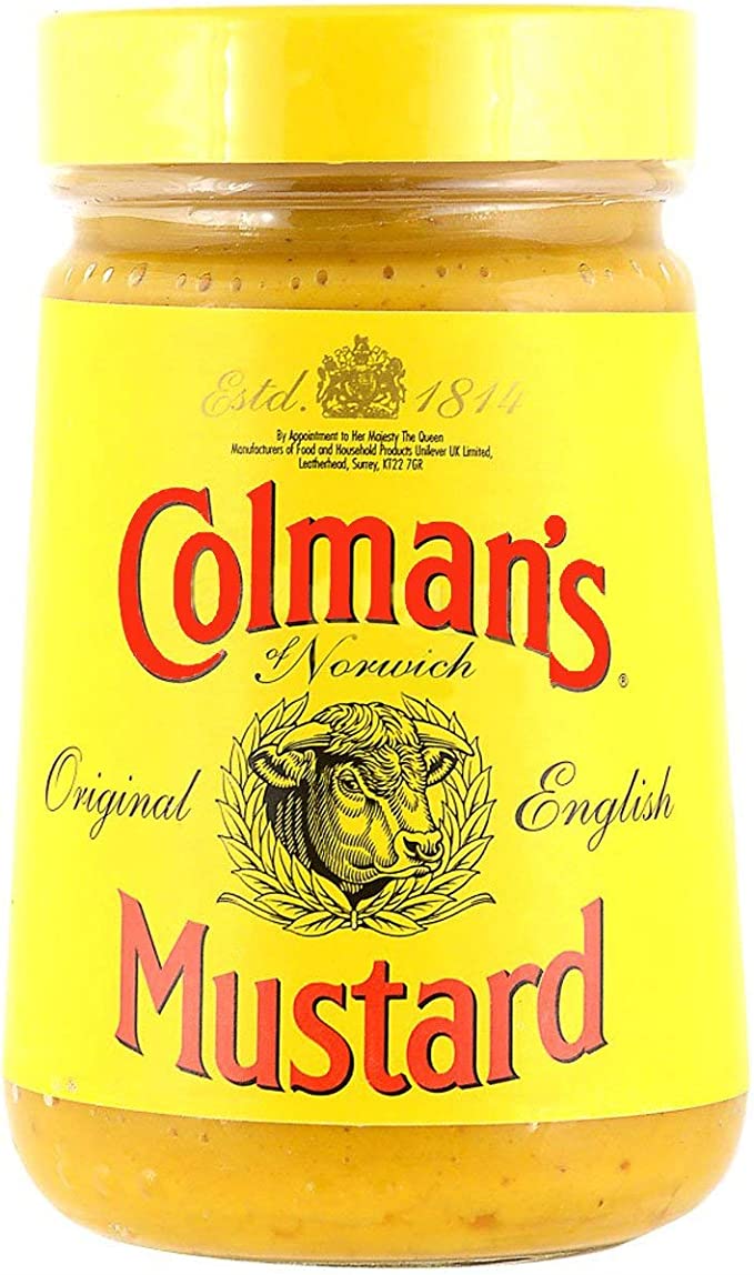 Colman's Original English Mustard SAUCE, 4 X 170g
