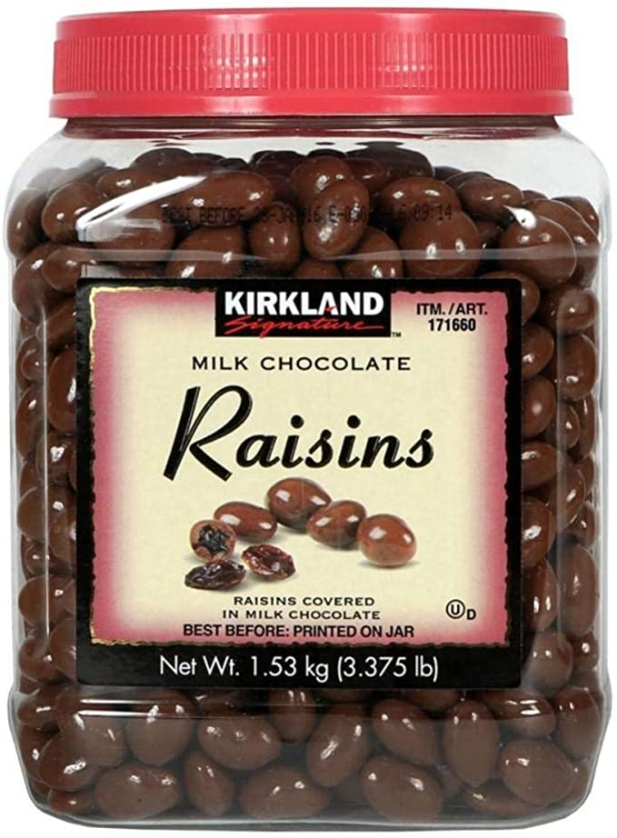 Kirkland signature Chocolate Covered Raisins 1.53kg