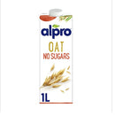 Alpro Oat No Sugars Plant-Based Long Life Drink Pack of 8x1l