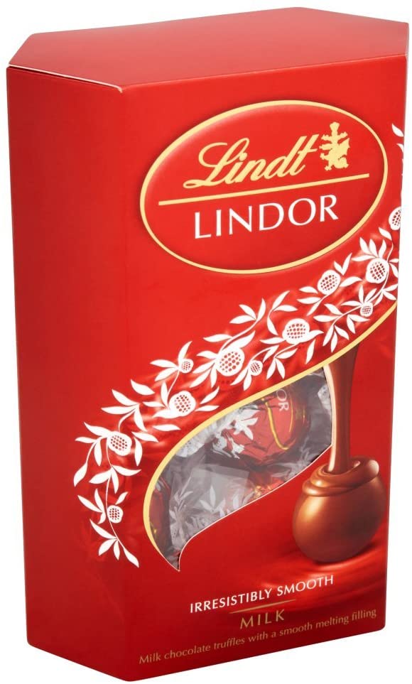 Lindt Lindor Milk Chocolate Truffles, 1 x 200g