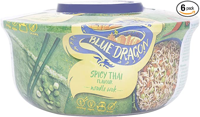 Blue Dragon Spicy Thai Noodles (6 x 67 g)