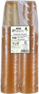 Nupik iPlastic Biodegradable Half Pint Tumblers, Pack of 130