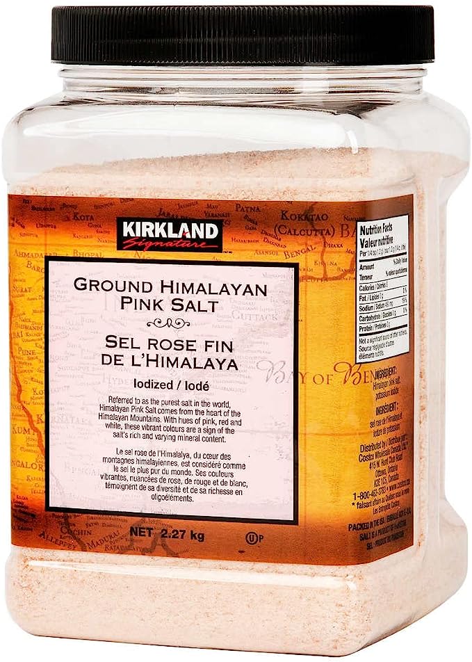 Kirkland Signature Ground Himalayan Pink Salt 2.27kg