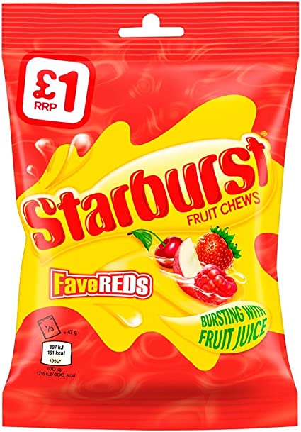 Starburst favereds reds - 12x141g