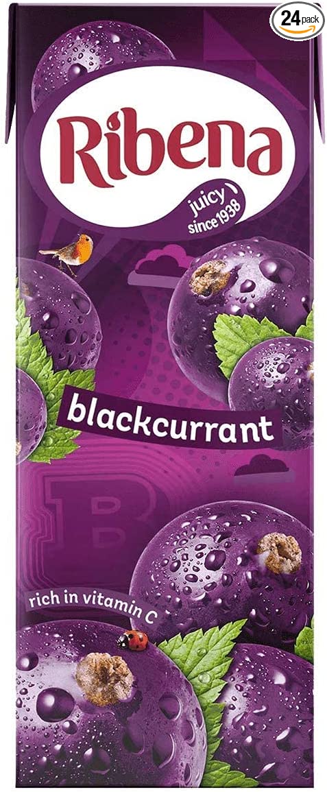 Ribena Black Currant Juice Drink 250ml x 24
