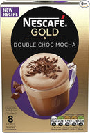 NESCAFÉ GOLD Double Choc Mocha Coffee, 8 Sachets (Pack of 6, Total 48 Sachets)