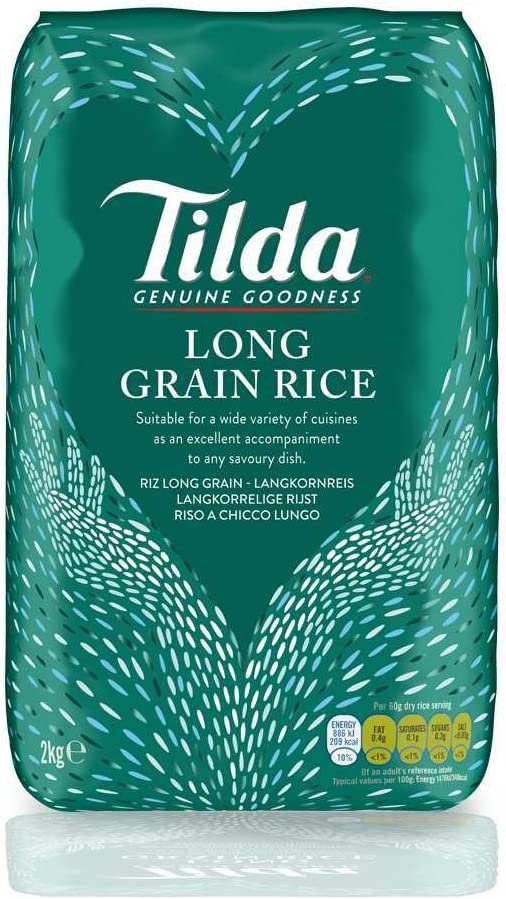 Tilda long grain rice - 4x2kg