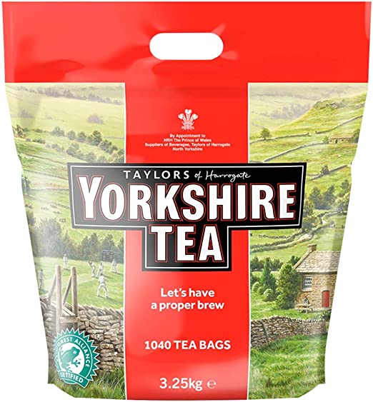 Yorkshire Tea Bags tea bags Pack of  1040 x 3.25Kg