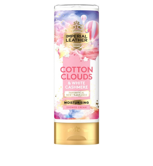 Imperial Leather Cotton Clouds and White Cashmere Shower Gel, 6 x 500ml - NEW