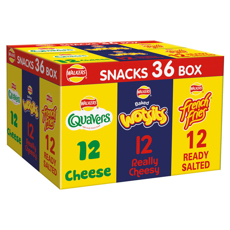 Walkers Snack Variety Box, 36 Pack