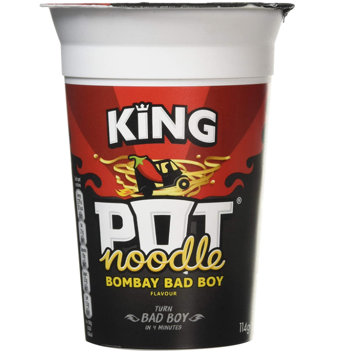 Pot Noodle Bombay Bad Boy Flavour, Pot Size - 12 x 114g Pots