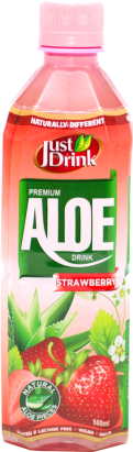 Just Drink Aloe Strawberry  500ml (Pack of 12)