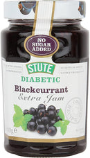 Stute No Added Sugar Diabetic Blackcurrant Jam Pack of 6x430g