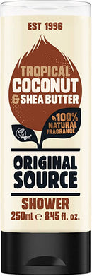 Original Source Coconut & Shea Butter Shower Gel, 6x250ml