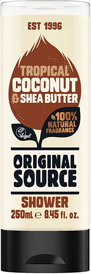 Original Source Coconut & Shea Butter Shower Gel, 6x250ml
