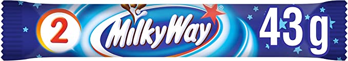 Milky Way Chocolate Bar, 43 g (Pack of 28)