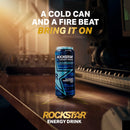 Rockstar XDurance Energy Drink, Blueberry Pomegranate and Acai, 12 x 500 ml