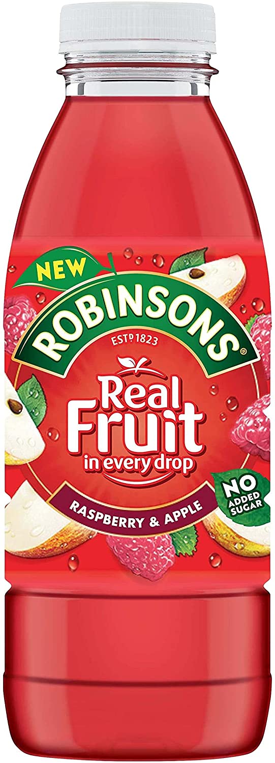 Robinsons Ready to Drink Raspberry & Apple Juice Drink 500ml x Pack of 12