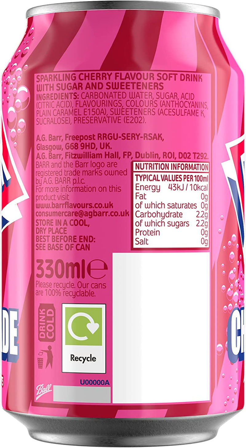 BARR Cherryade 330ml (Pack of 24)