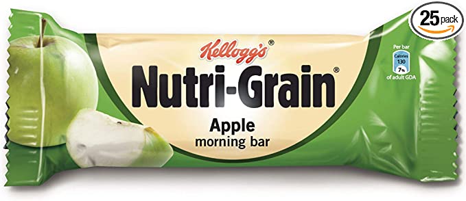 Kelloggs Apple Nutri Grain Bars - 25x37g