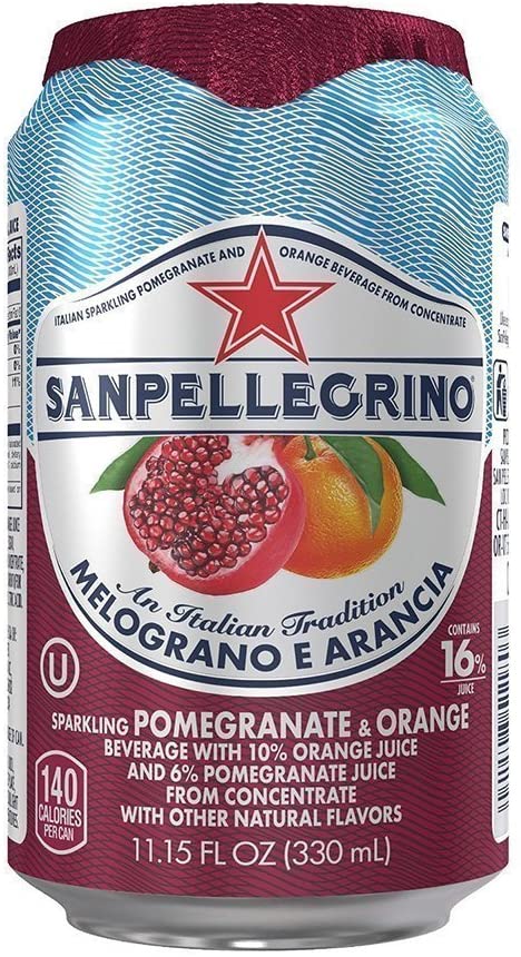 San Pellegrino Melograno Arancia (Pomegranate & Orange) 12 x 330ML
