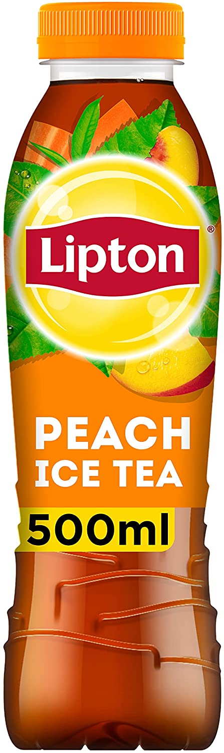 Lipton Ice Tea Peach Soft Drink (Pack Of 12 x 500 ml)