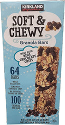 Kirkland Signature Soft & Chewy Granola Bars Pack of 64 x 24g