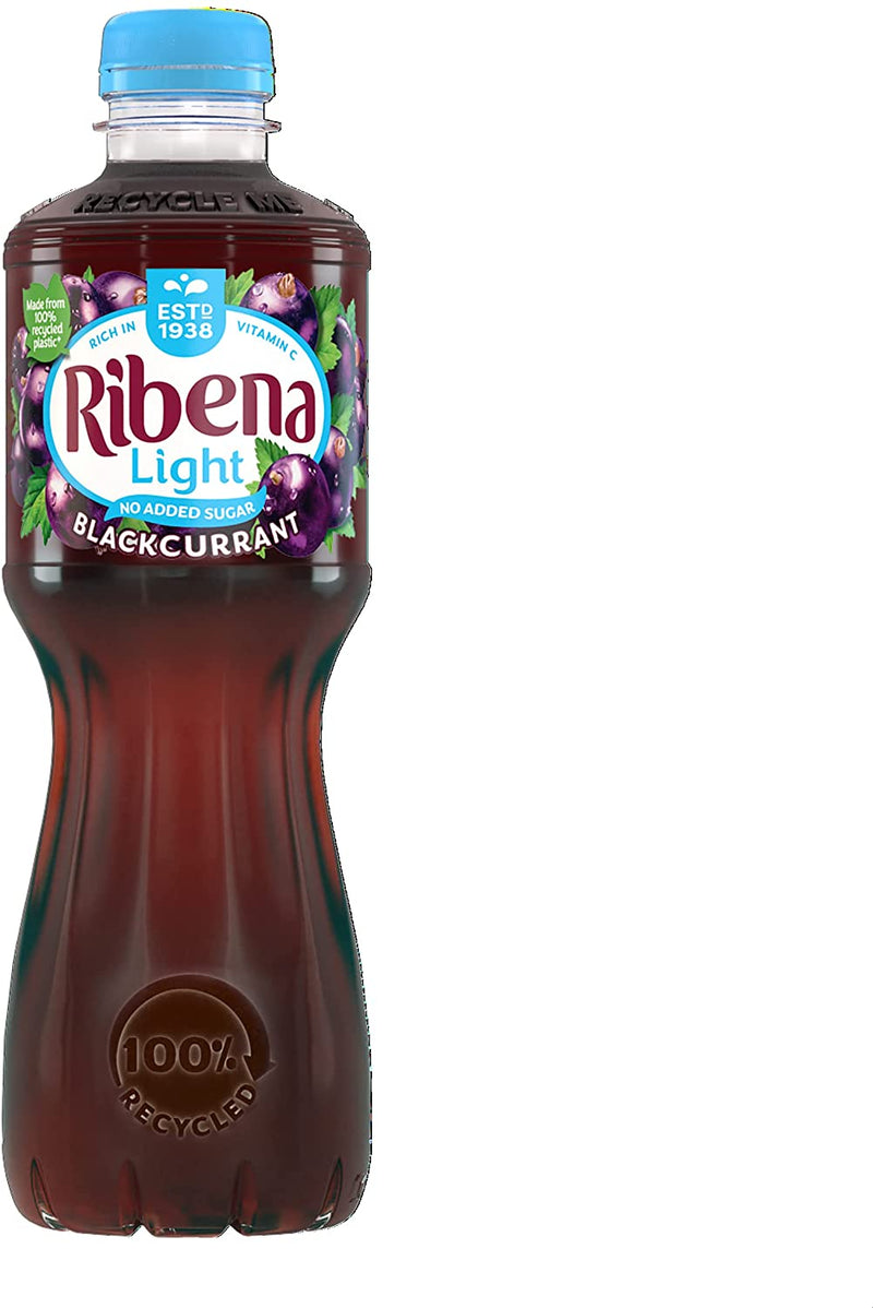 Ribena Light Blackcurrant 500ml x Pack of 12