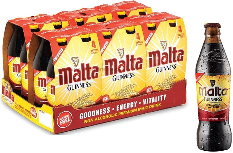 Malta Guinness Non Alcoholic Malt Drink, 330 ml, 24-Count