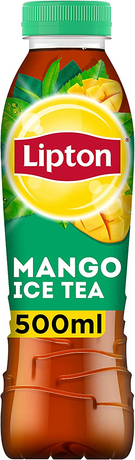 Lipton Ice Tea Mango Soft Drink (Pack Of 12 x 500 ml)