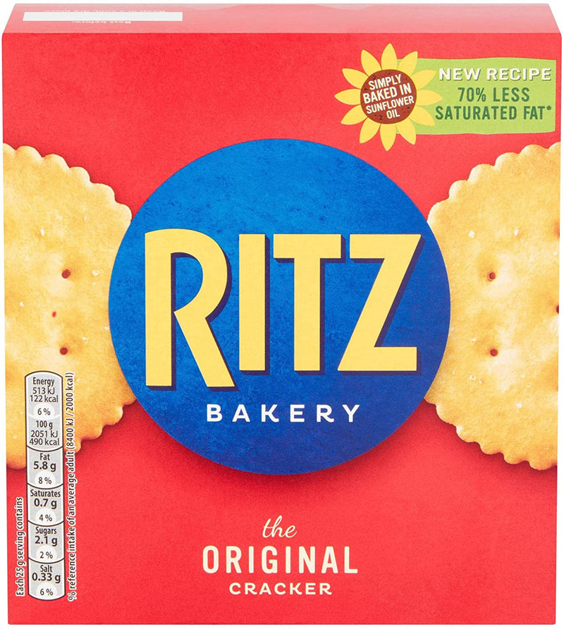 Ritz Original Crackers 12 x 165g
