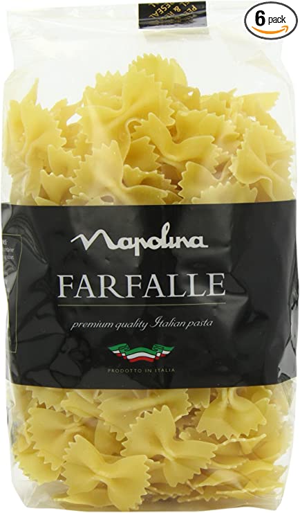Napolina Farfalle Pasta 500 g (Pack of 6)