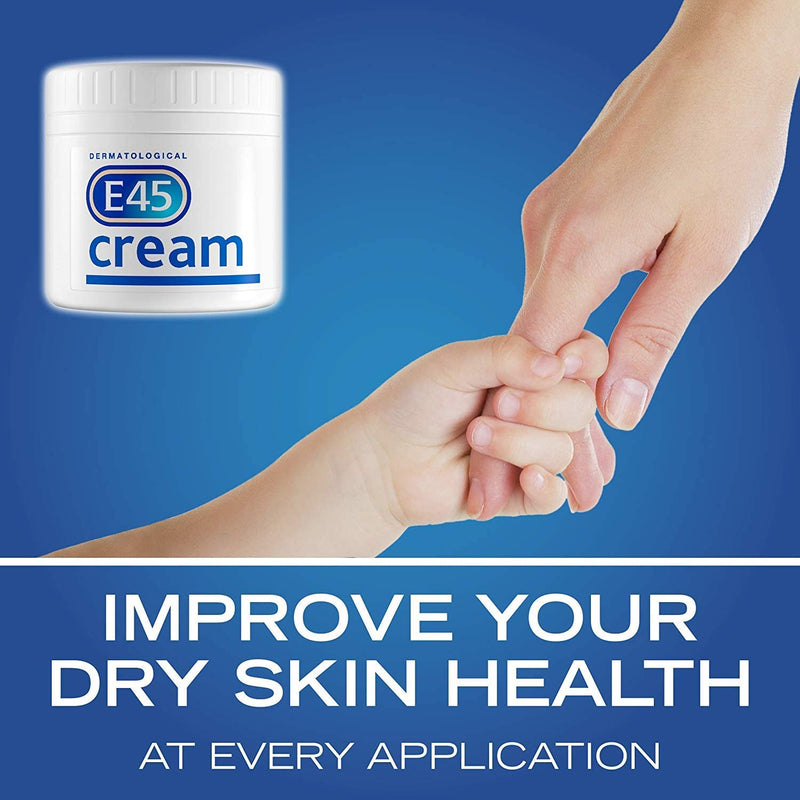 E45 Dermatological Cream Pack of 3 x 350 gram Treatment for Dry Skin
