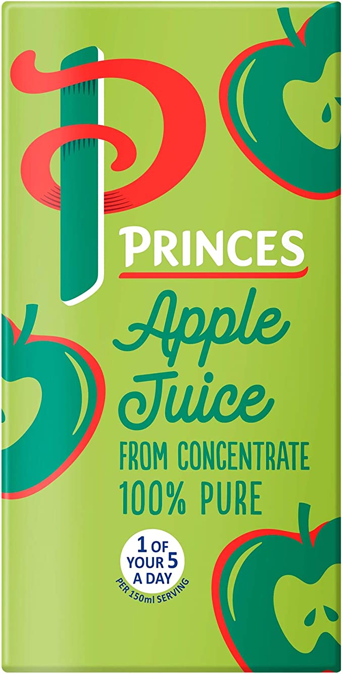 Princes Apple Juice Pack of 30x200ml