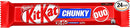 Kit Kat Chunky Duo Milk Chocolate Bar 64g (Pack of 24)