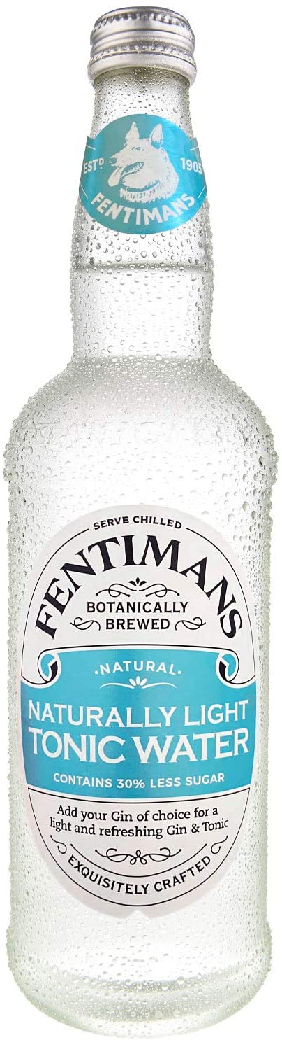 Fentimans Naturally Light Tonic Water (500ml) - Pack of 8 bottle