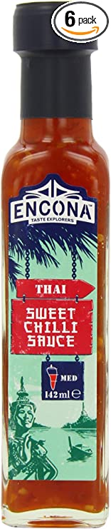 Encona Thai Sweet Chilli Sauce 142 ml (Pack of 6)