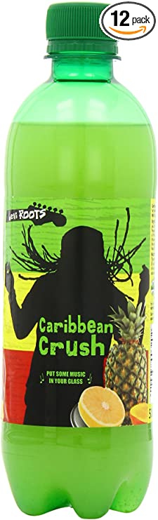 Levi Roots Carribean Crush Sparkling Fruit Juice Drink Pack of 12x500ml
