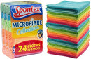 Spontex Microfibre Multi-Purpose Cloths Pack of 24 (8 x 3)