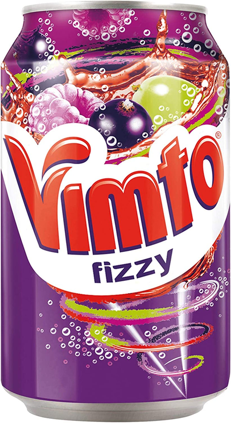 Vimto Fizzy Can, 330ml (Pack of 24)