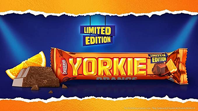Yorkie Orange Milk Chocolate Bar 46g X 24