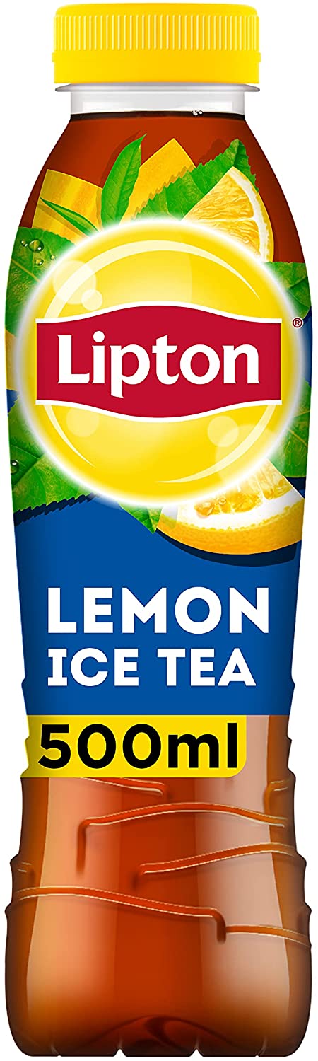 Lipton Ice Tea Lemon Soft Drink (Pack Of 12 x 500 ml)