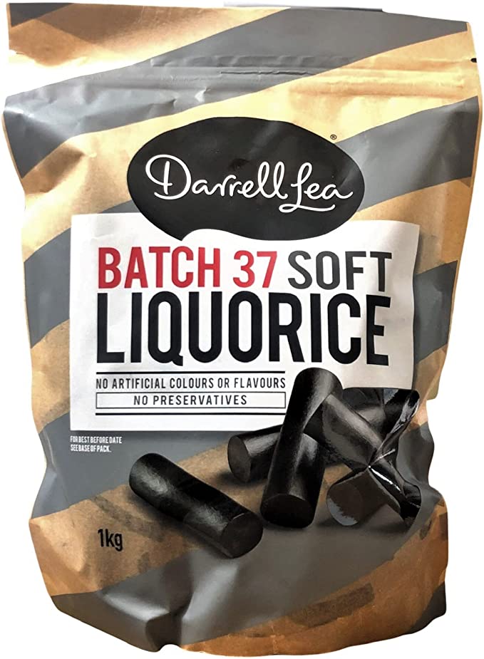 Darrell Lea Batch 37 Soft Liquorice Candy Natural Original Licorice -1Kg