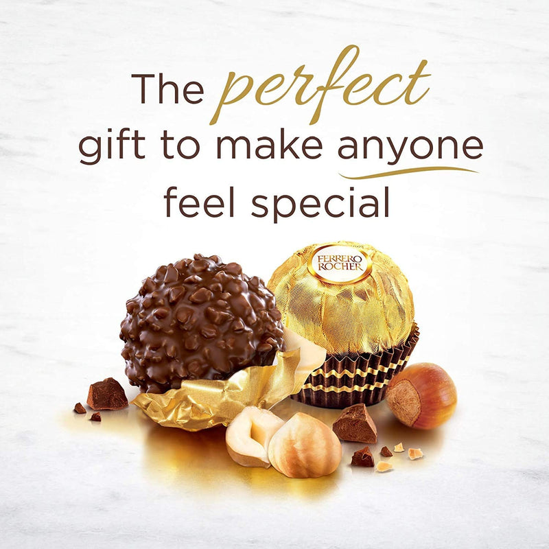 Ferrero Rocher Milk and Hazelnut Chocolate 24 Piece, 300g