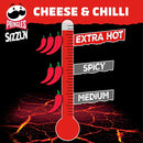 Pringles Sizzl'n Extra Hot, Cheese & Chilli Pack of 6x180g
