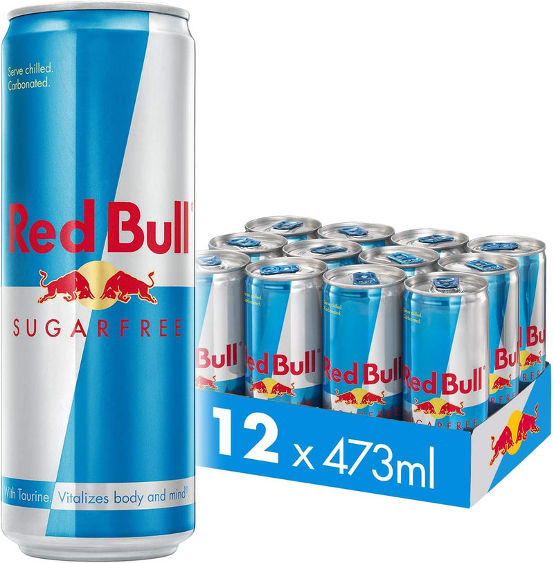 Red Bull Sugarfree Energy Drink 473 ml, (Pack of 12)