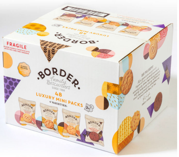 Border Biscuits Luxury Mini Pack Assortment (Pack Of 48)