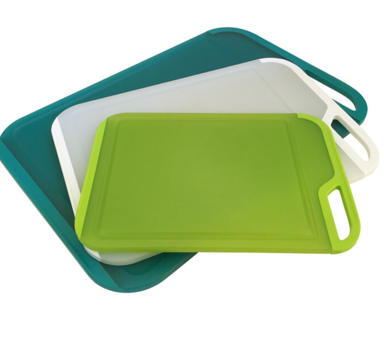 Neoflam Cutting Boards 3 Piece Set, Blue/White/Green