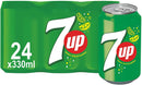 7UP Regular Lemon & Lime Can Pack of 330ml
